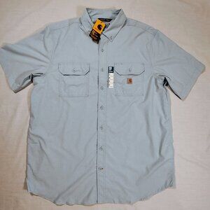 Carhartt Force Men's XL Relax‎ Fit Short Sleeve Button-Down Shirt NWT